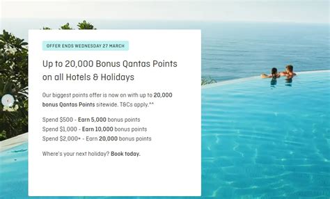 qantas hotels bonus points.